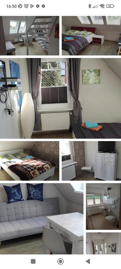 Dachgeschosswohnung Scharbeutz Mit Garten Exteriör bild
